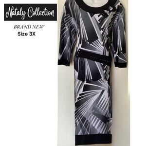 Nataly Collection Geometrical Dress BRAND NEW WITHOUT TAGS